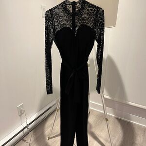 Elegant Black Lace Jumpsuit